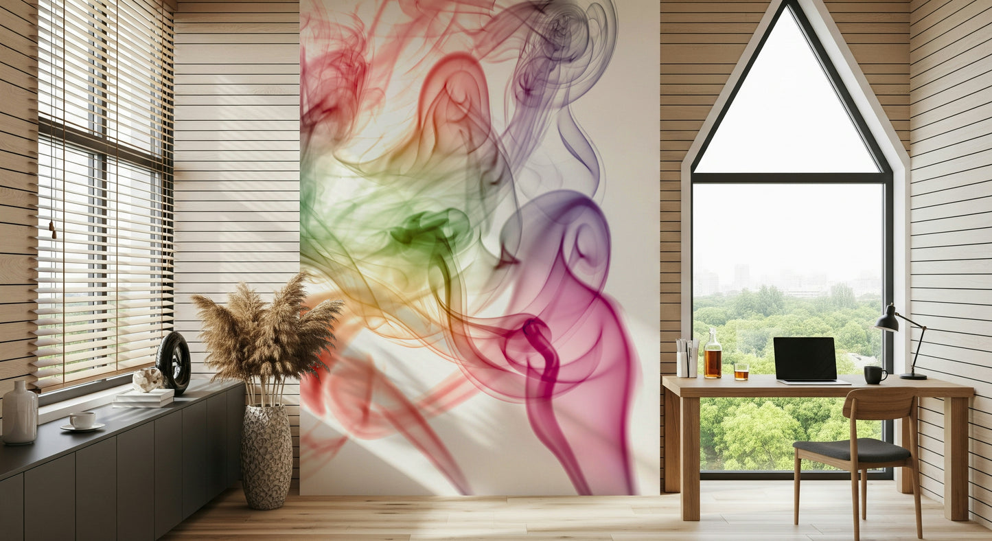 Smoke Art Wall Mural