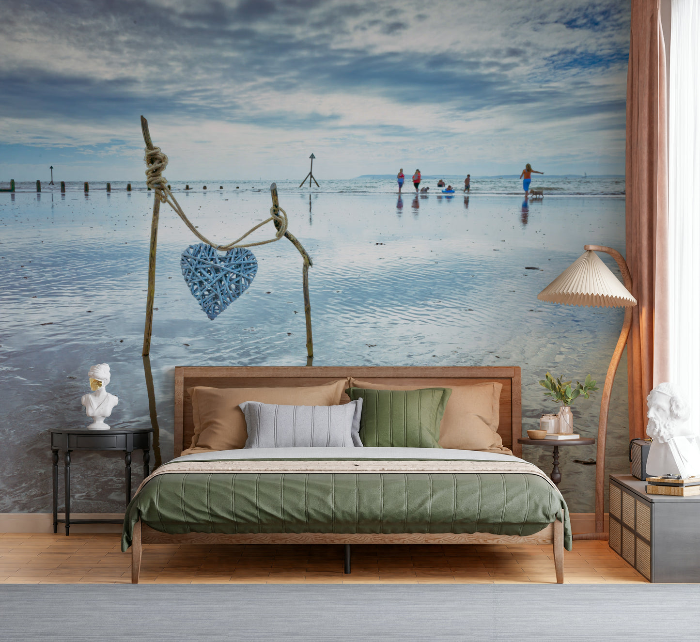 Beach Love Wall Mural