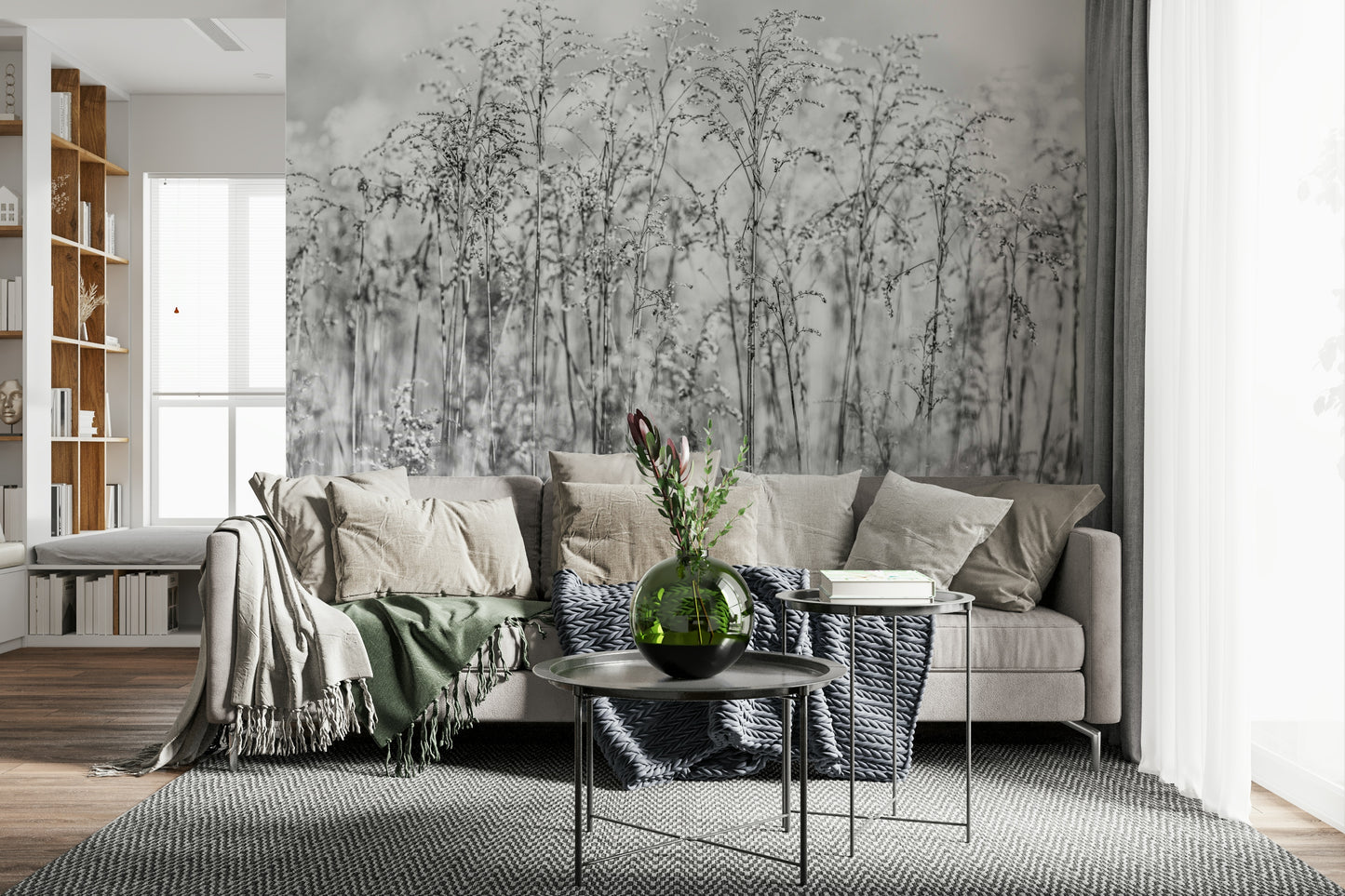 Whispering Weeds Wall Mural