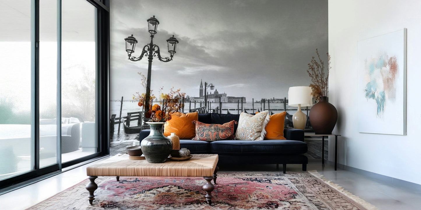 Lagoon Lights Wall Mural