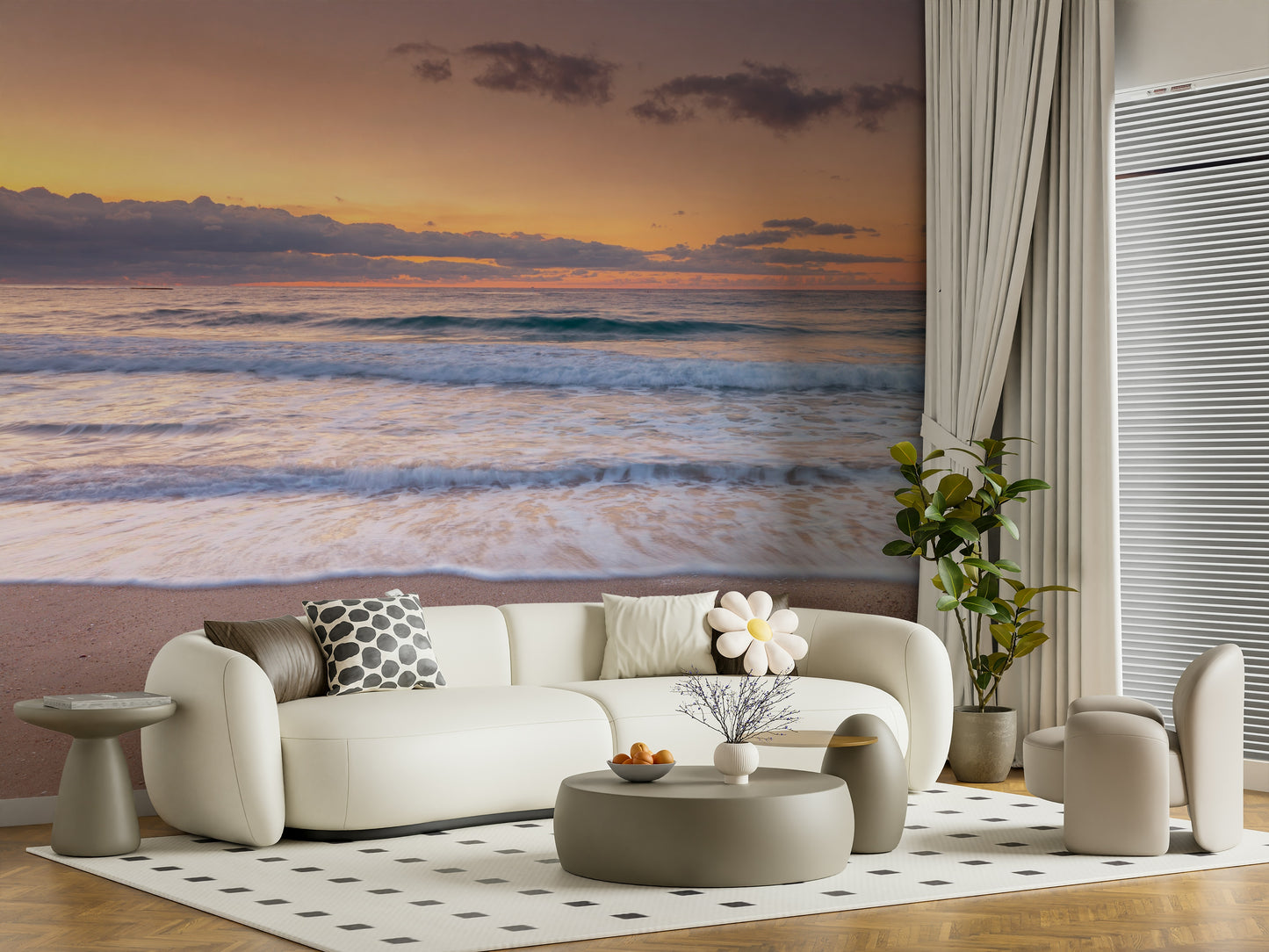 Peace at the Beach Wall Mural