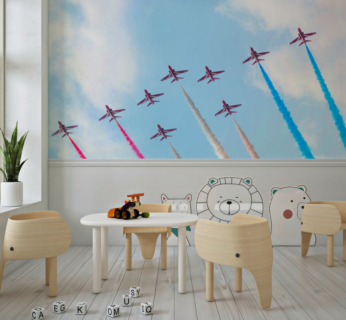 Air Show Spectacle Wall Mural