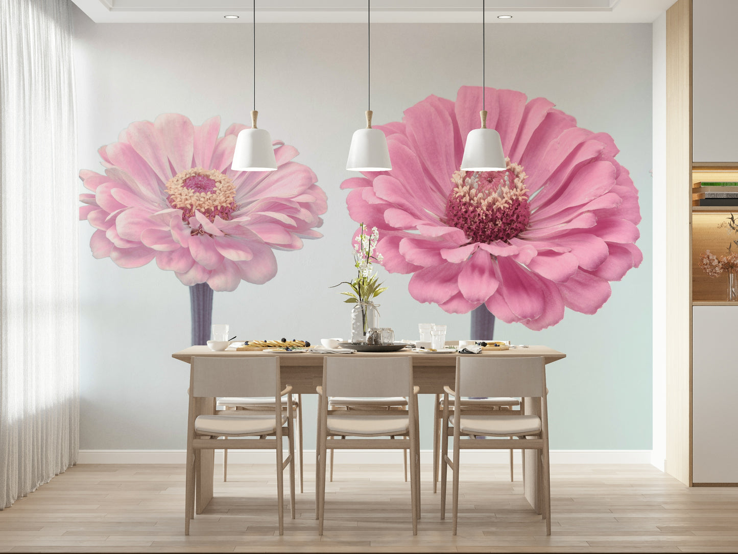 Zinnia Dream Wall Mural