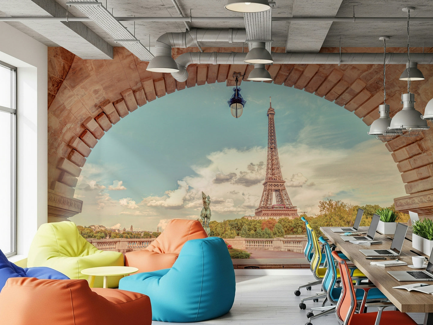 Parisian Vista Wall Mural