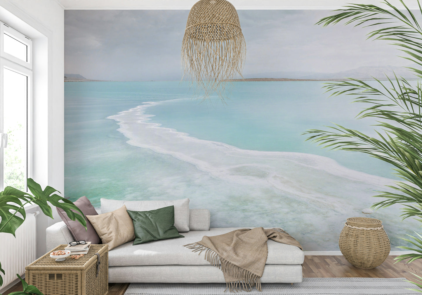 Aqua Calm Wall Mural