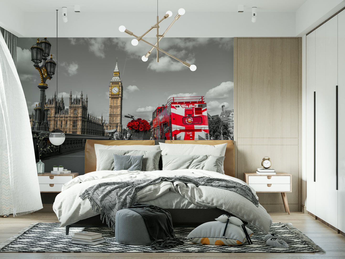 London Ride Wall Mural