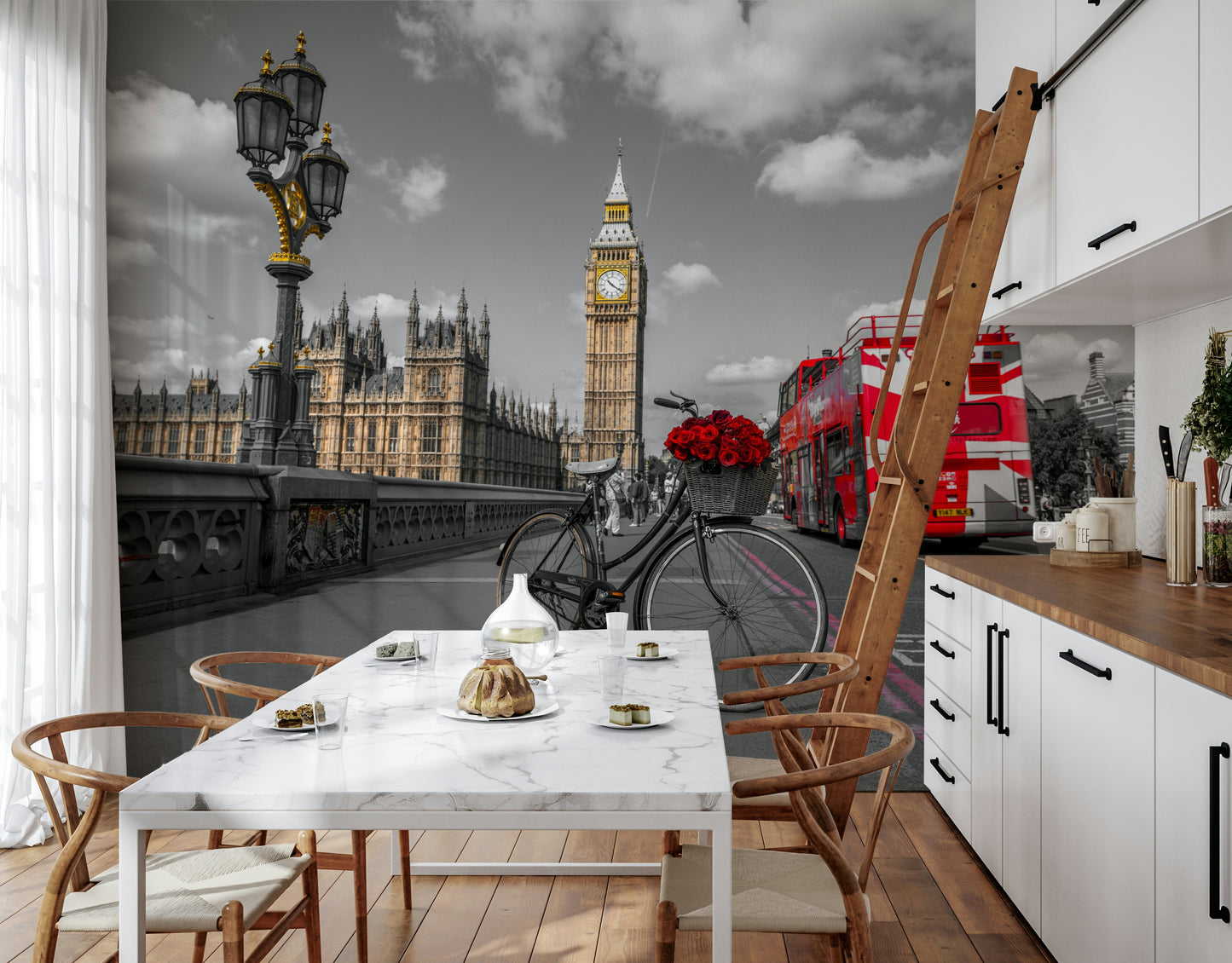 London Ride Wall Mural