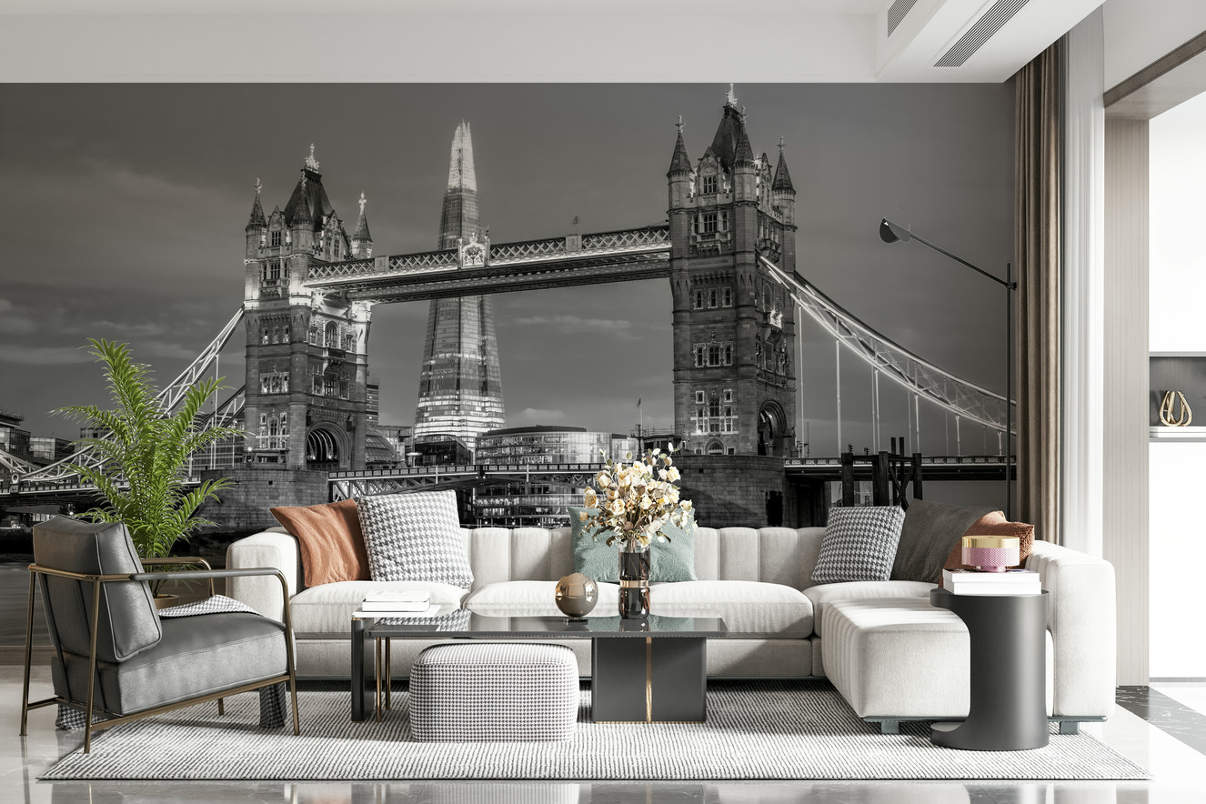 Tower Bridge and the Shard Wall Mural