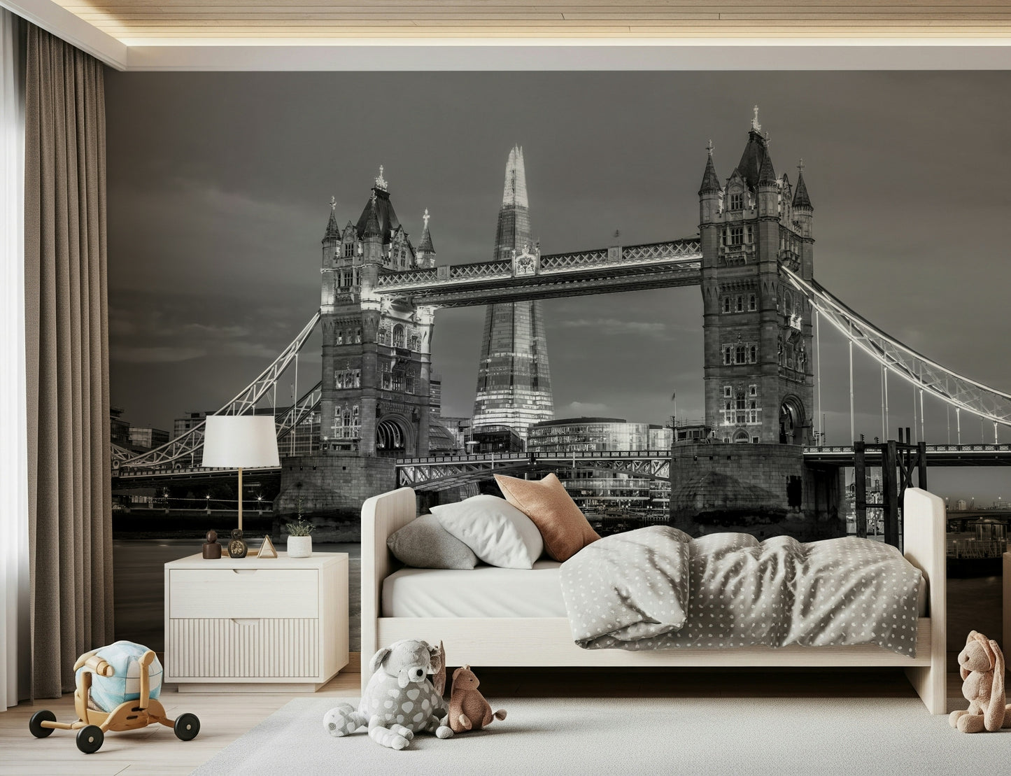 Tower Bridge and the Shard Wall Mural