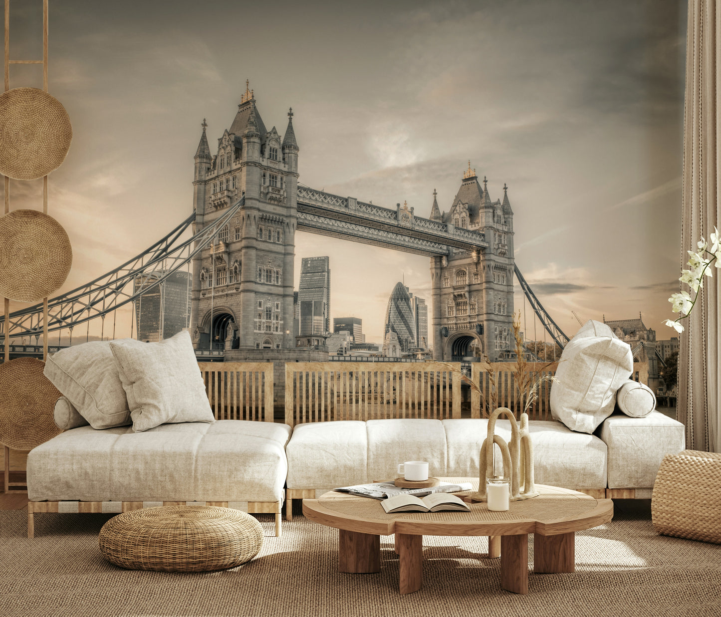 London's Tower Bridge Wall Mural