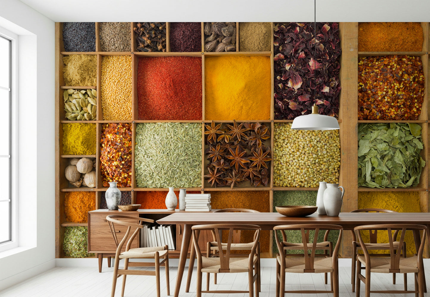 Exotic Spice Collection Wall Mural