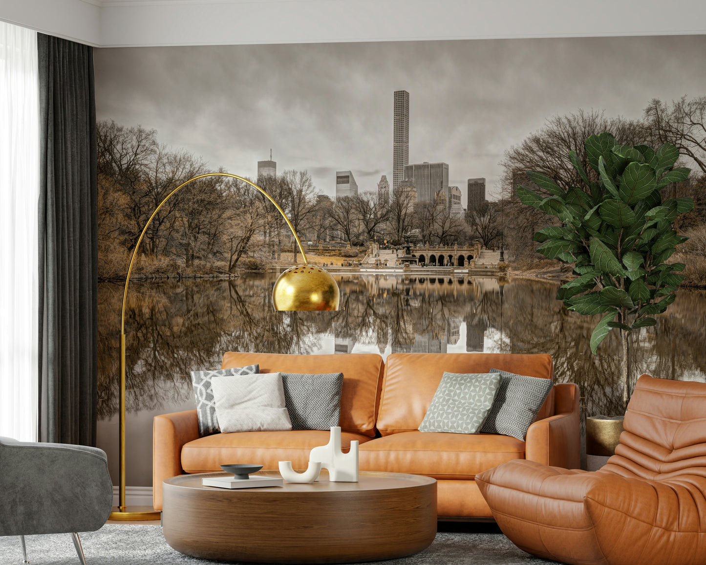 Contrast of Worlds Wall Mural