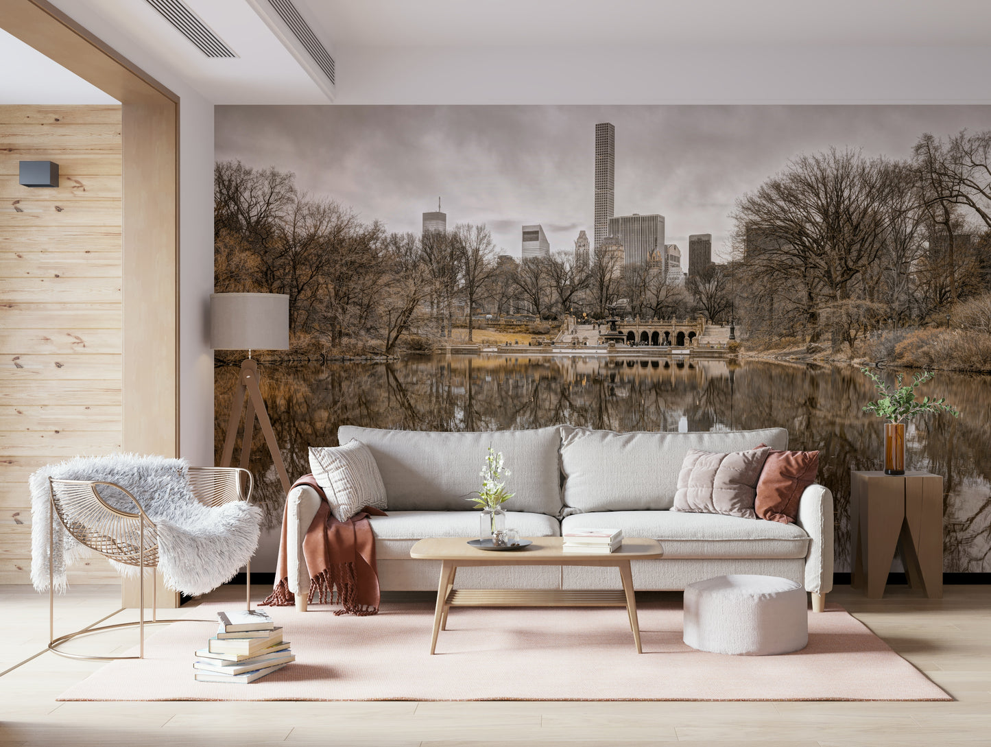 Contrast of Worlds Wall Mural