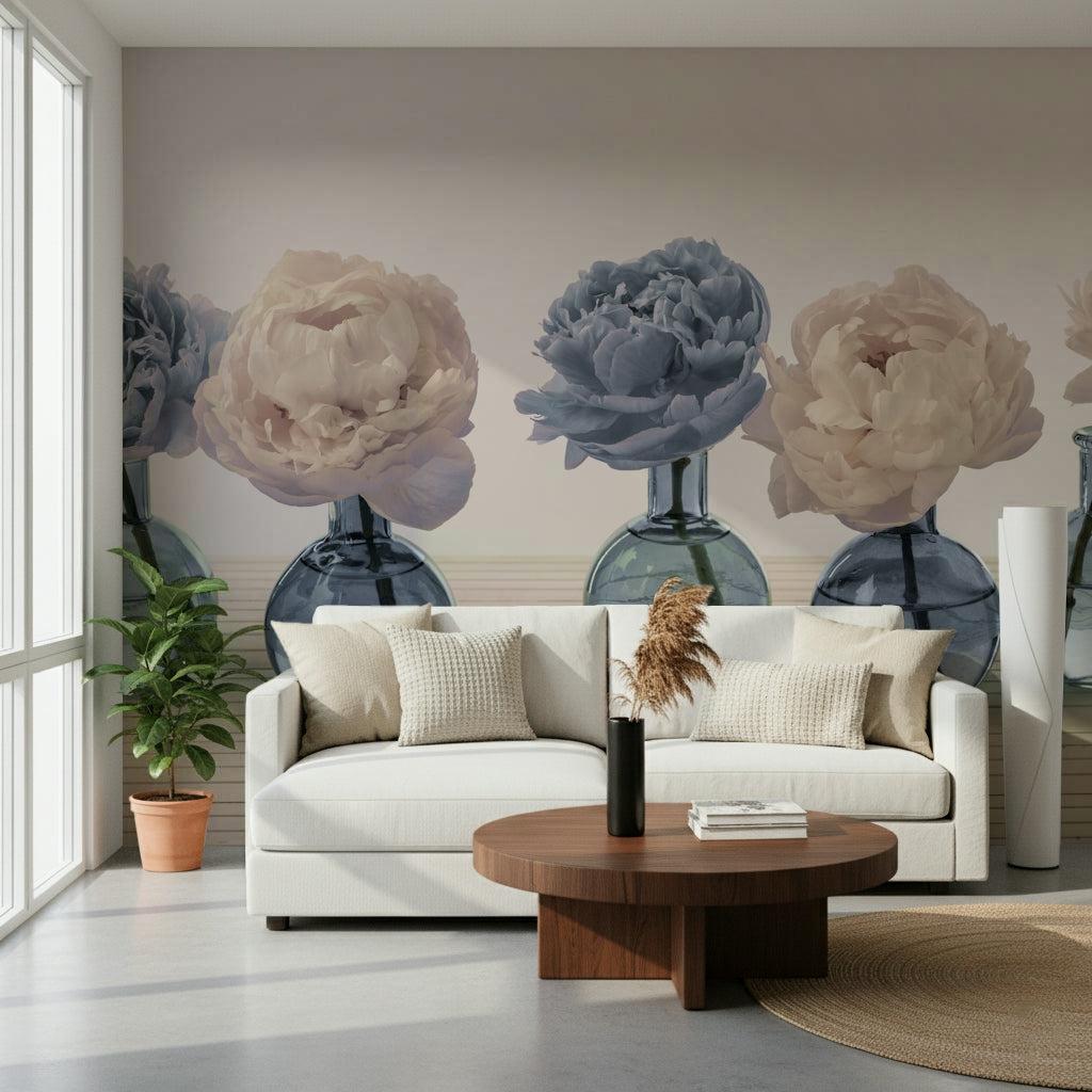 Floral Vases Wall Mural