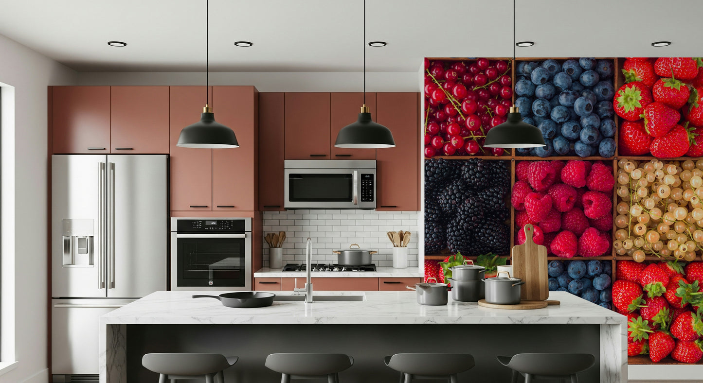 Berry Fresh Delight Wall Mural
