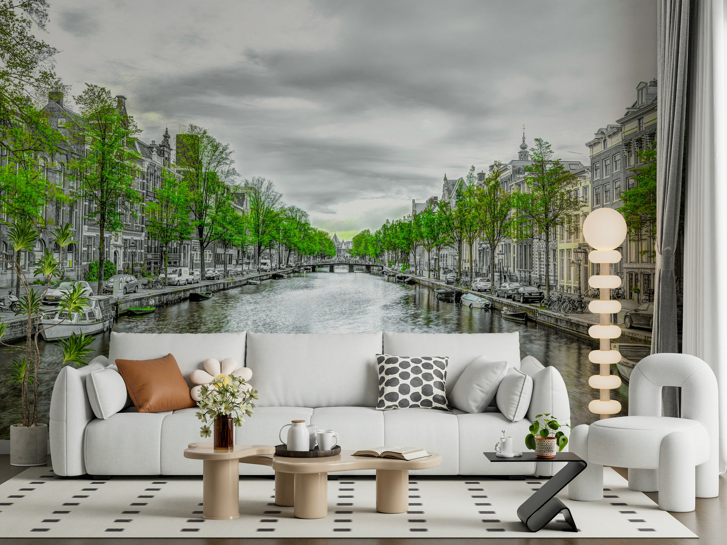 Amsterdam Canal Serenity Wall Mural