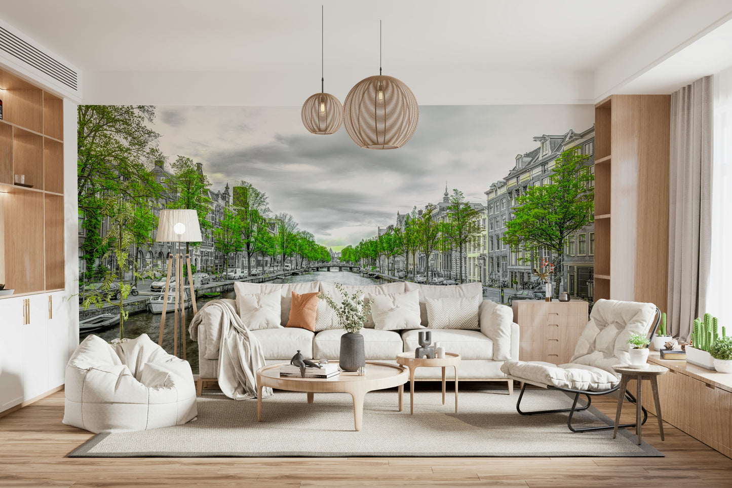 Amsterdam Canal Serenity Wall Mural