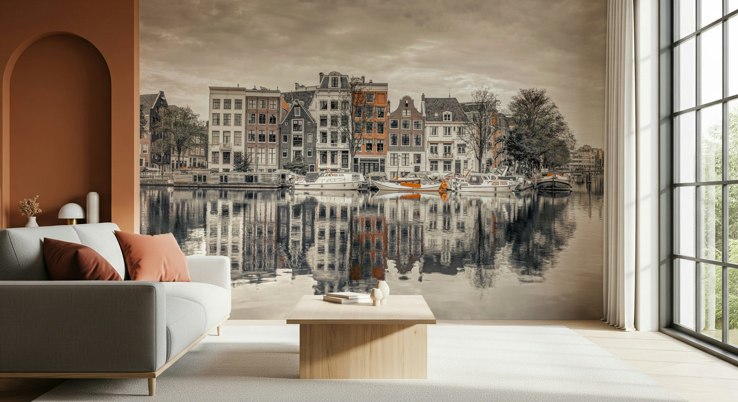 Canal Harmony Wall Mural