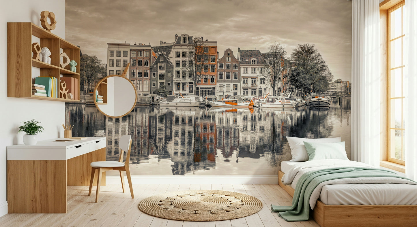 Canal Harmony Wall Mural