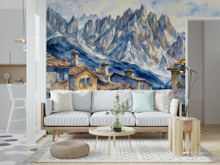 Alpine Village Dream Wall Mural