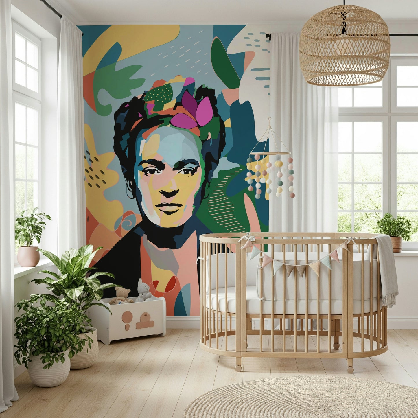 Wandbild mit mexikanischem Symbol