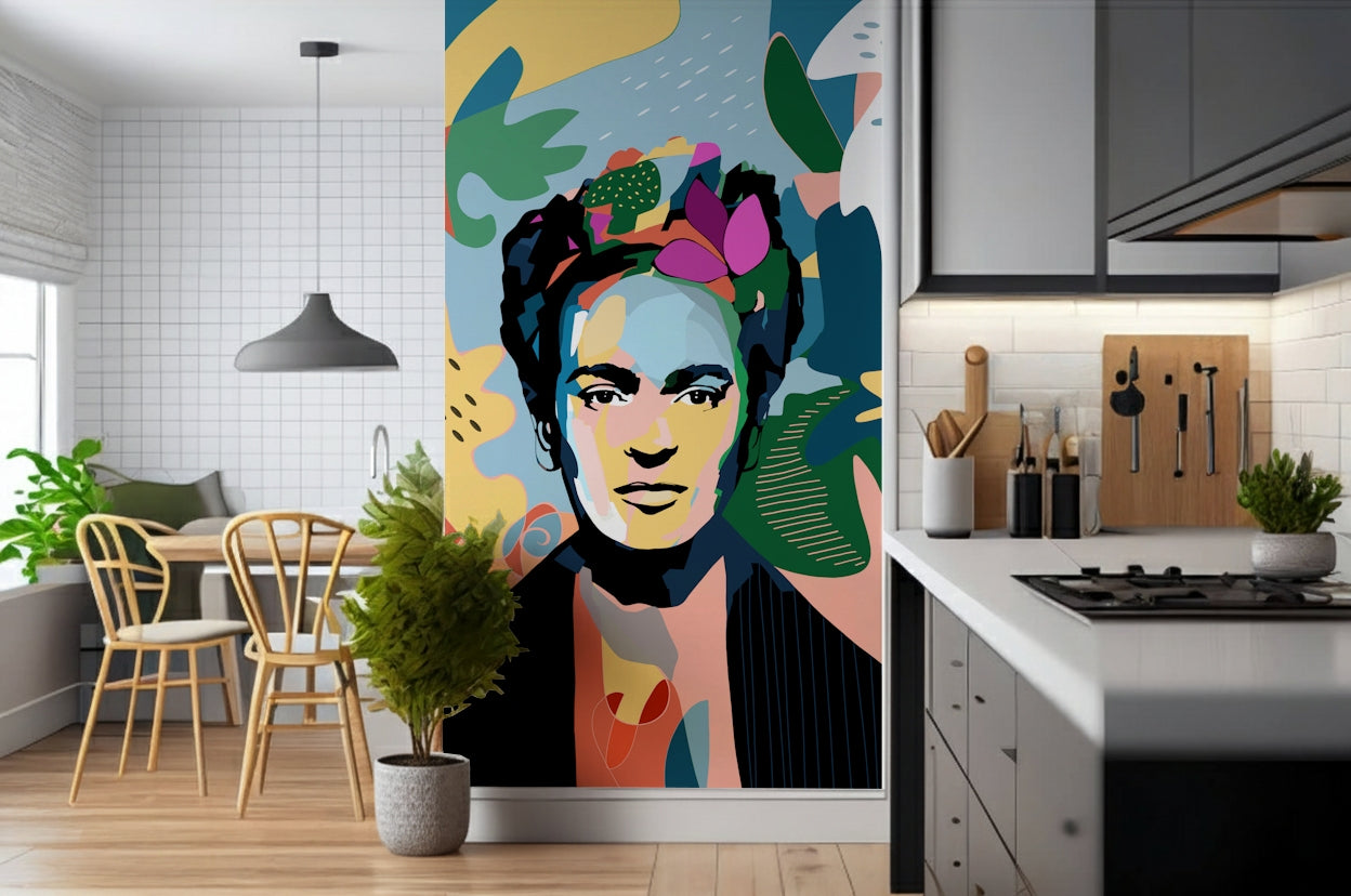 Wandbild mit mexikanischem Symbol