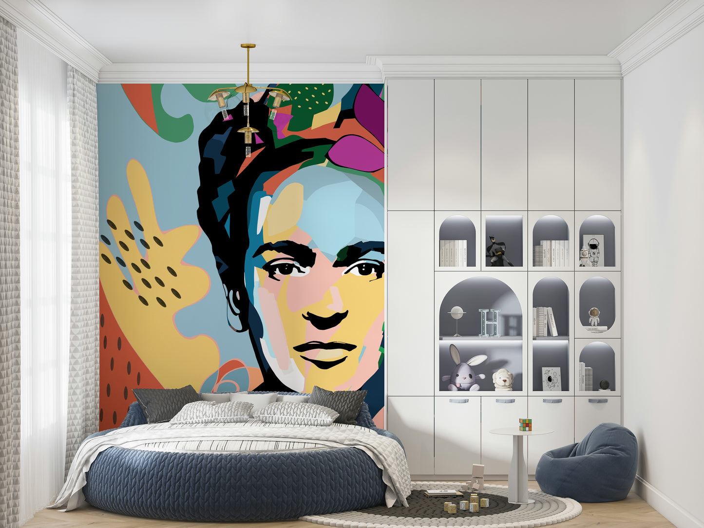 Wandbild mit mexikanischem Symbol