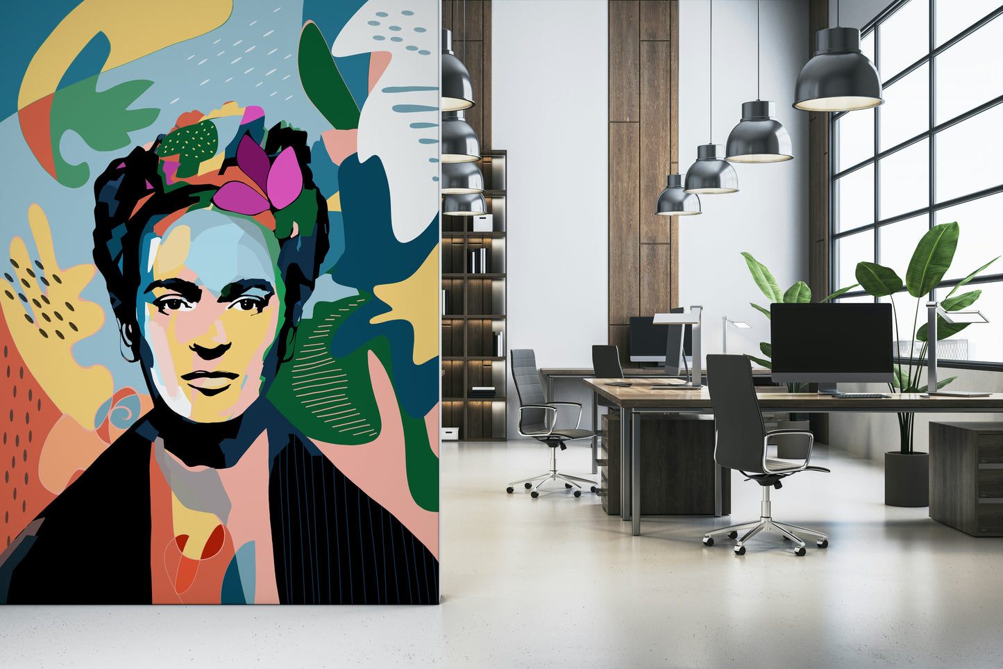 Wandbild mit mexikanischem Symbol