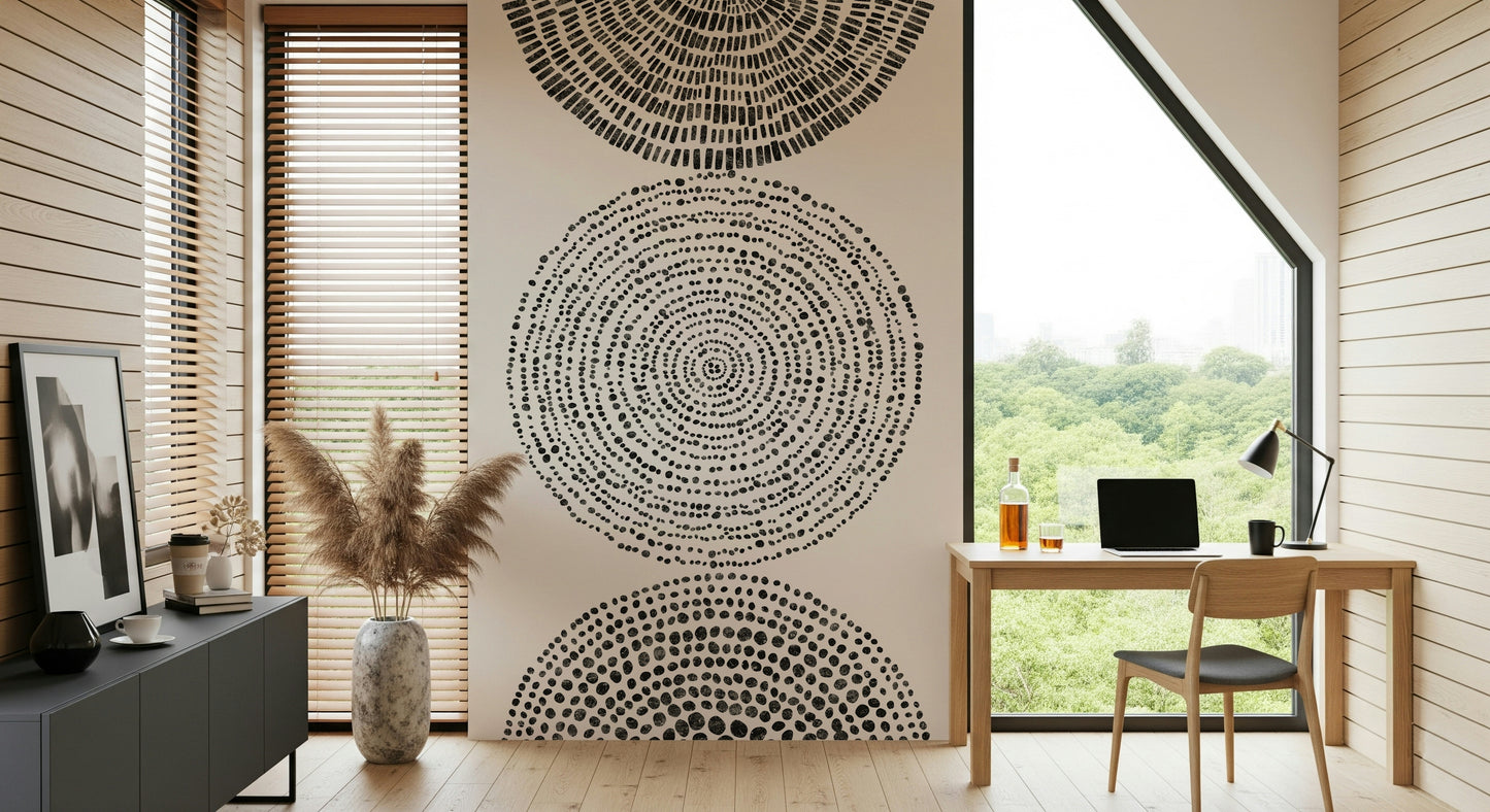 Fresque murale « Échos cosmiques »