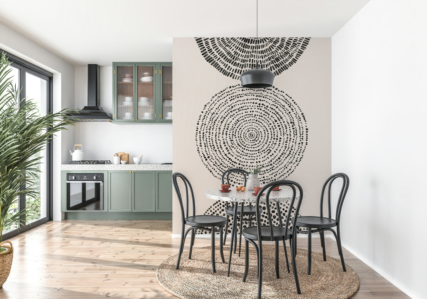 Fresque murale « Échos cosmiques »