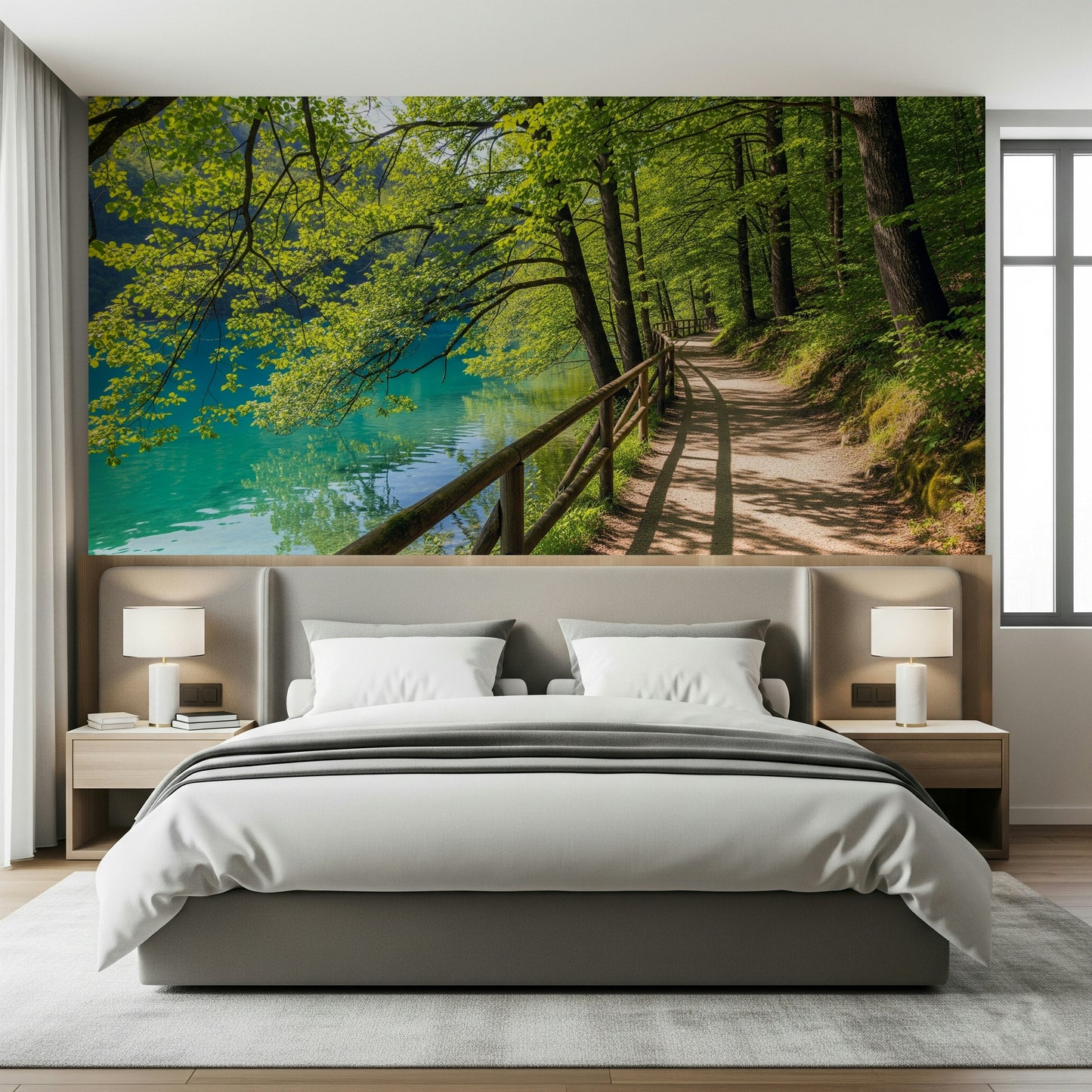 Wandbild „Ruhe am See“