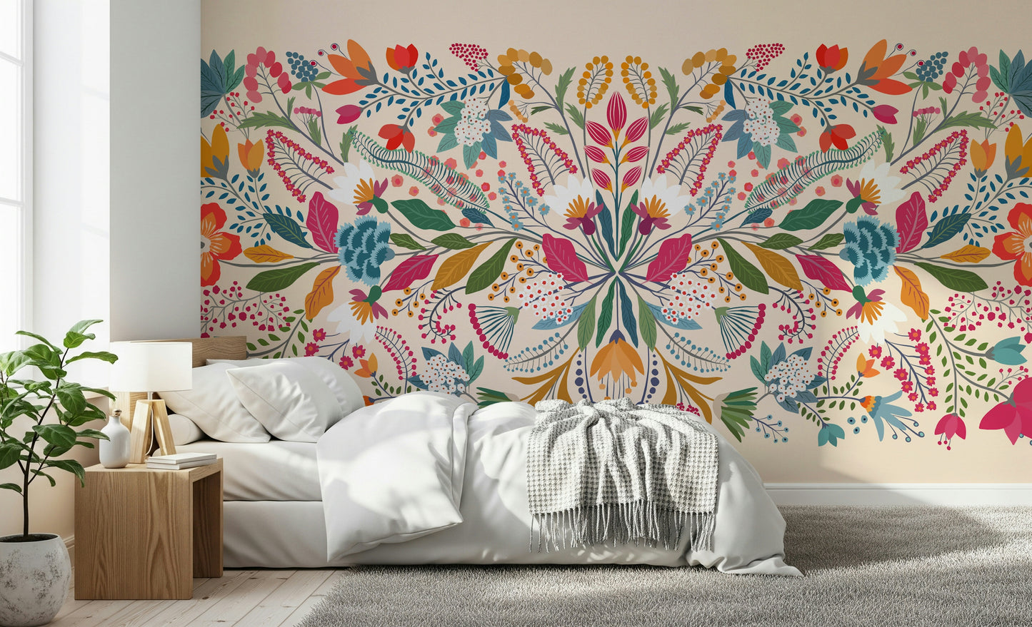 Fridas Gartenwandgemälde