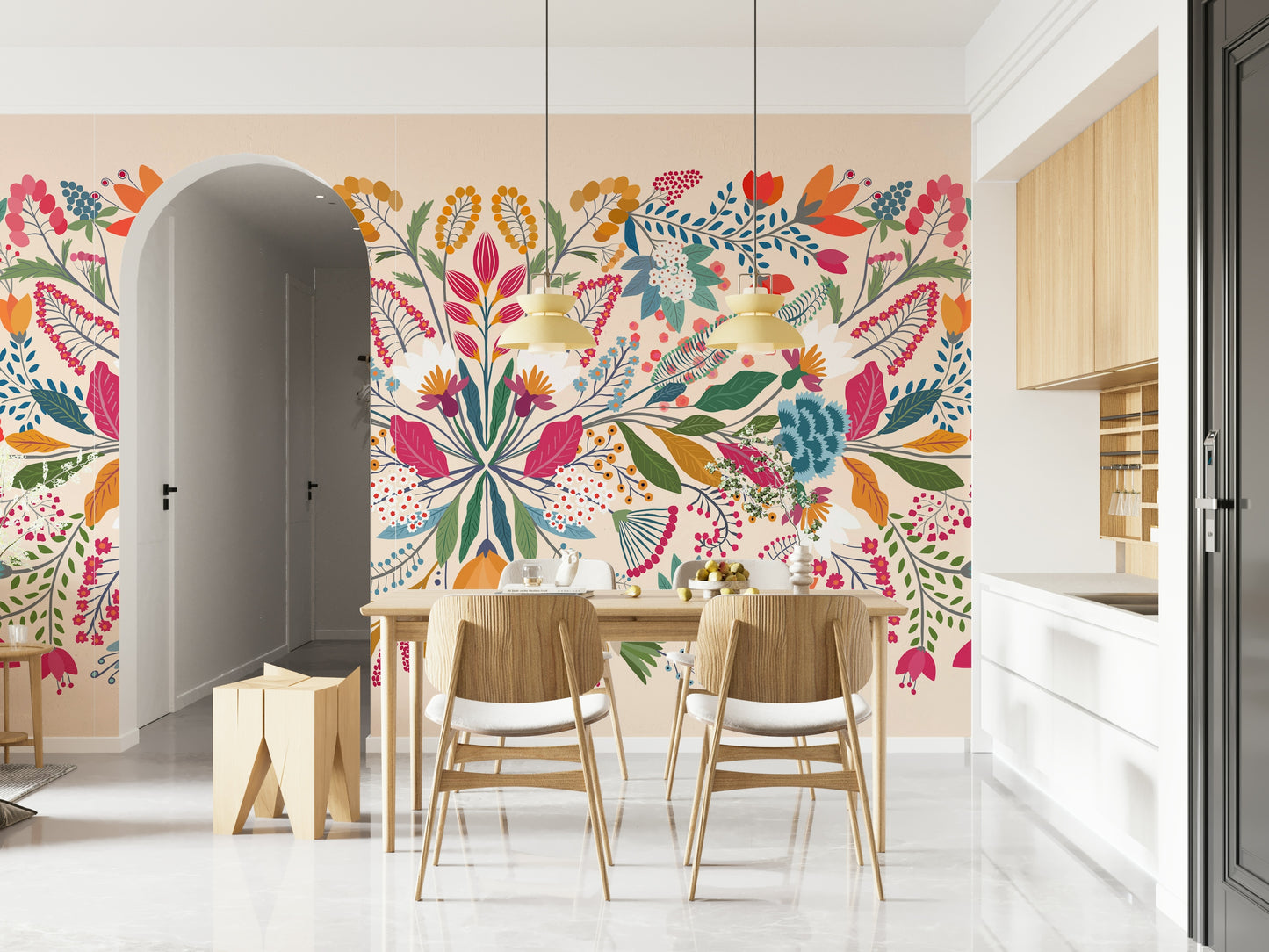 Fridas Gartenwandgemälde