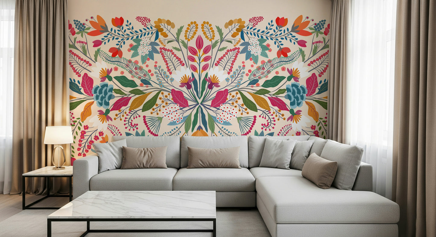 Fridas Gartenwandgemälde