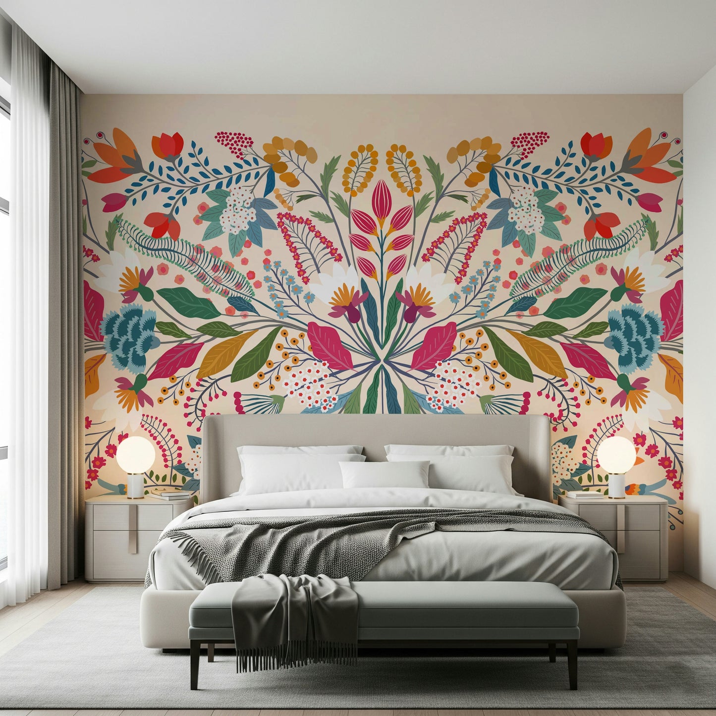 Fridas Gartenwandgemälde