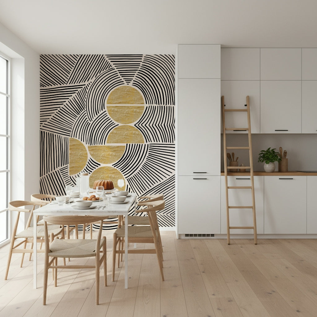 Bauhaus - Fresque murale tribale