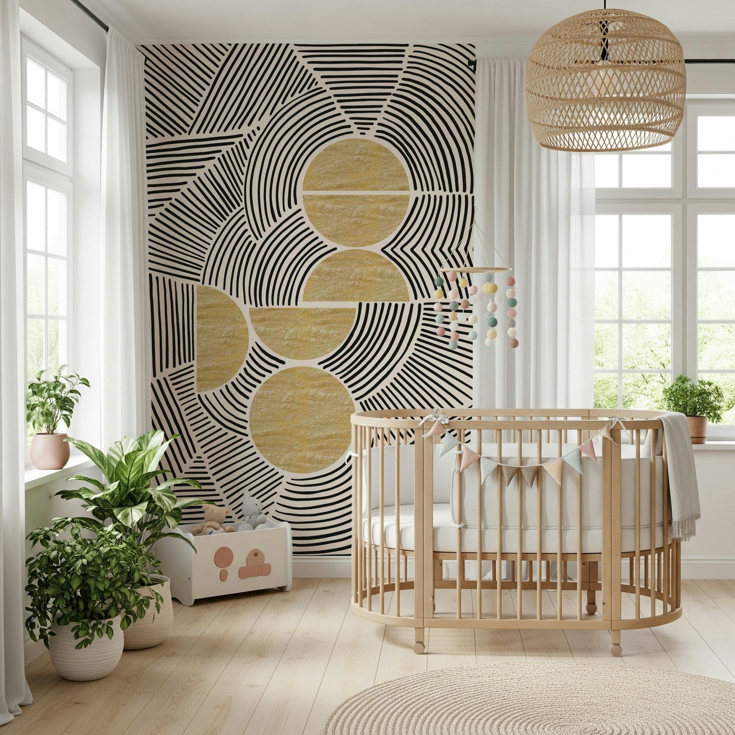 Bauhaus - Fresque murale tribale