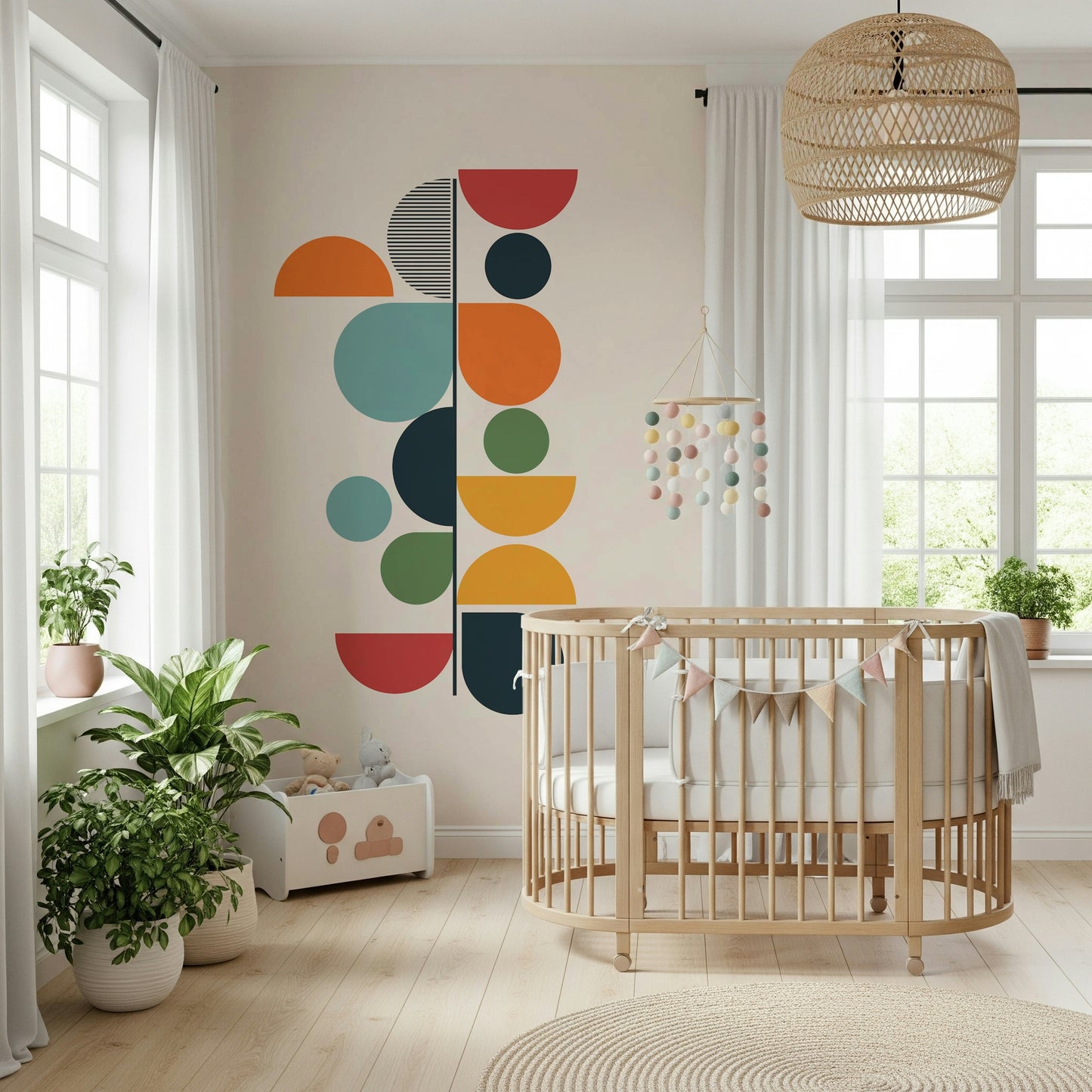 Bauhaus - Frühlingswandbild