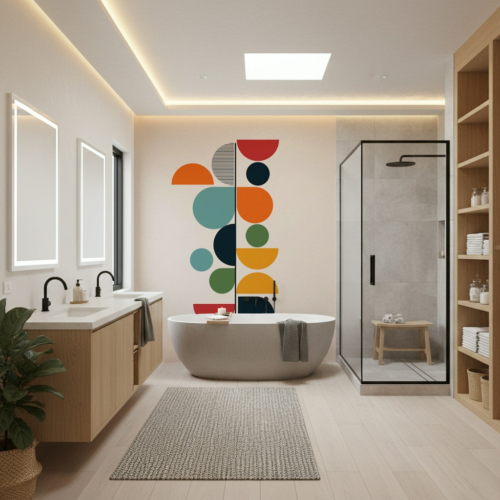 Bauhaus - Frühlingswandbild