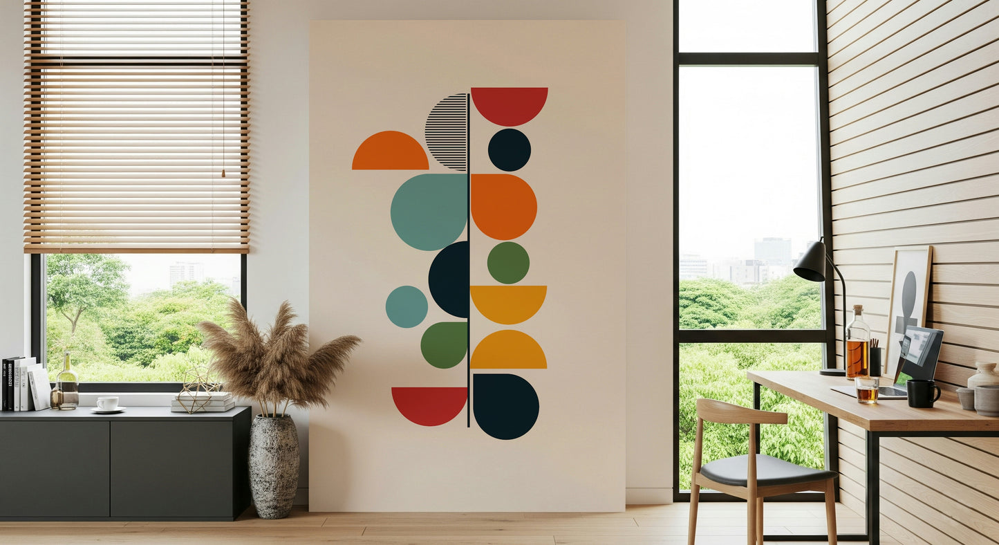 Bauhaus - Frühlingswandbild