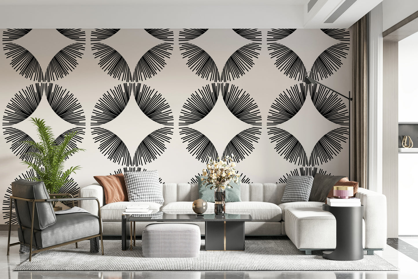 Carta da parati Starburst Deco⁠