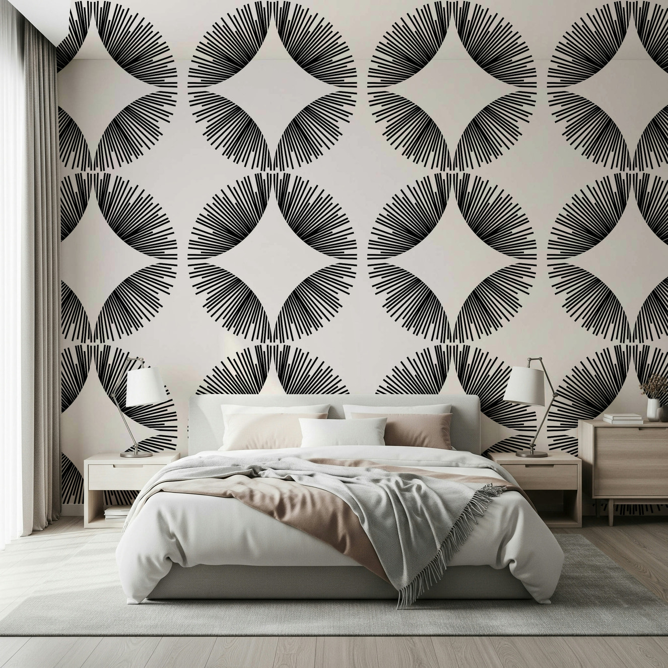Starburst Deco Wallpaper⁠