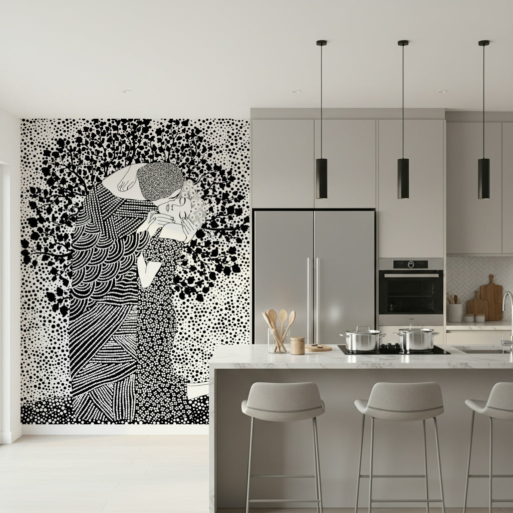 Il Bacio II - Murale