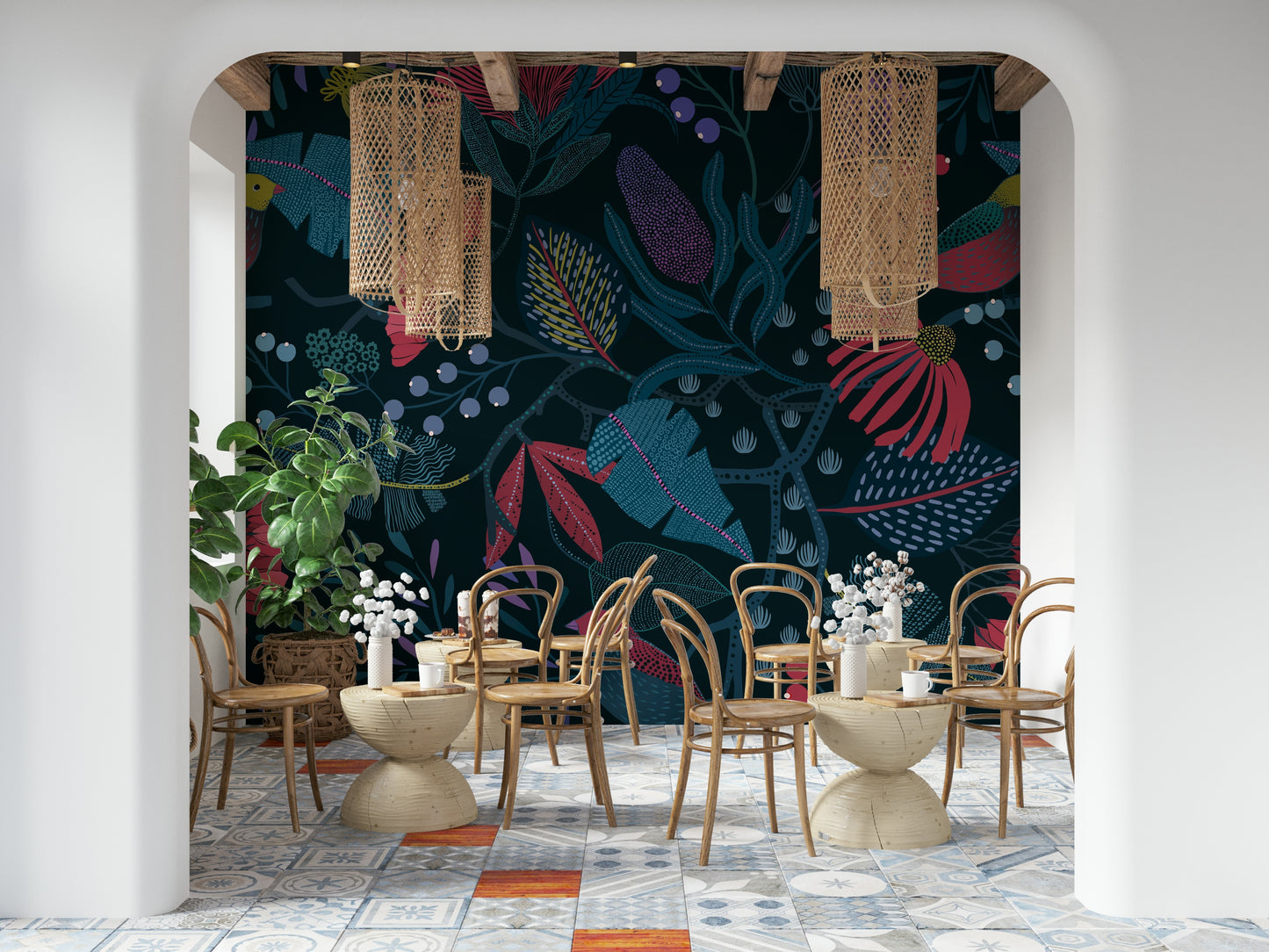 Wandbild „Wunderwald“