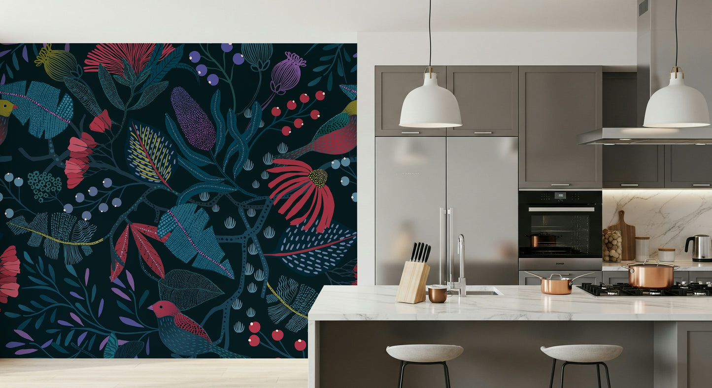 Wandbild „Wunderwald“