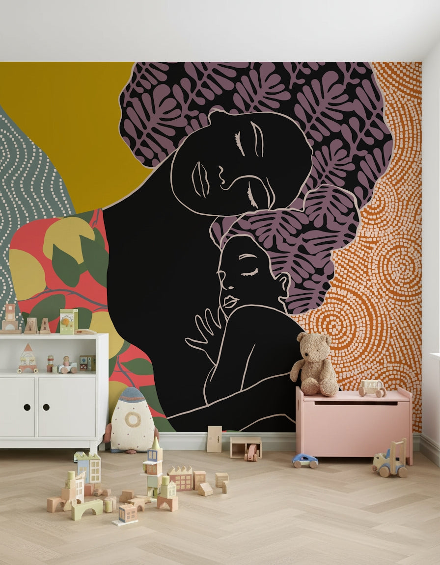 Fotomurale Abbraccio della mamma