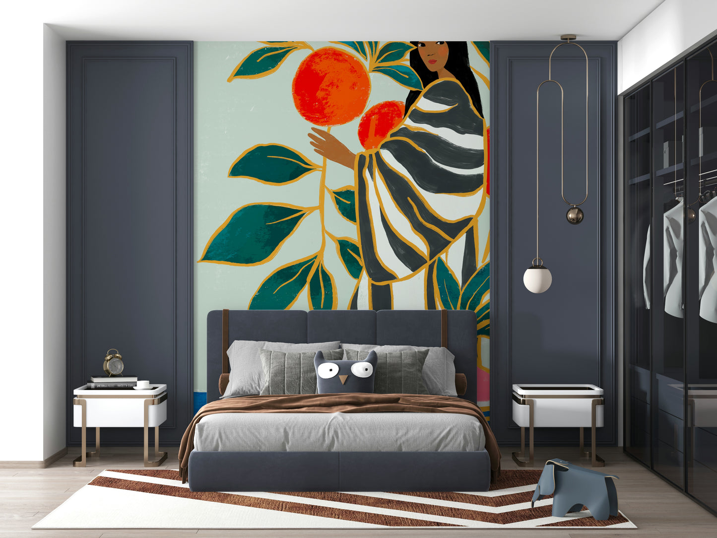 The Keeper of Oranges Wall Mural