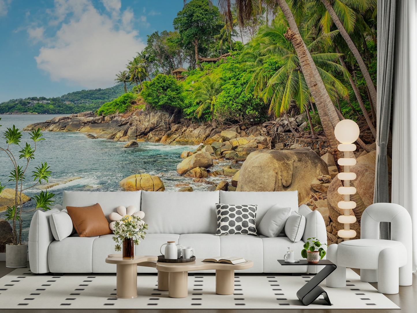 Tropical Shores Wall Mural