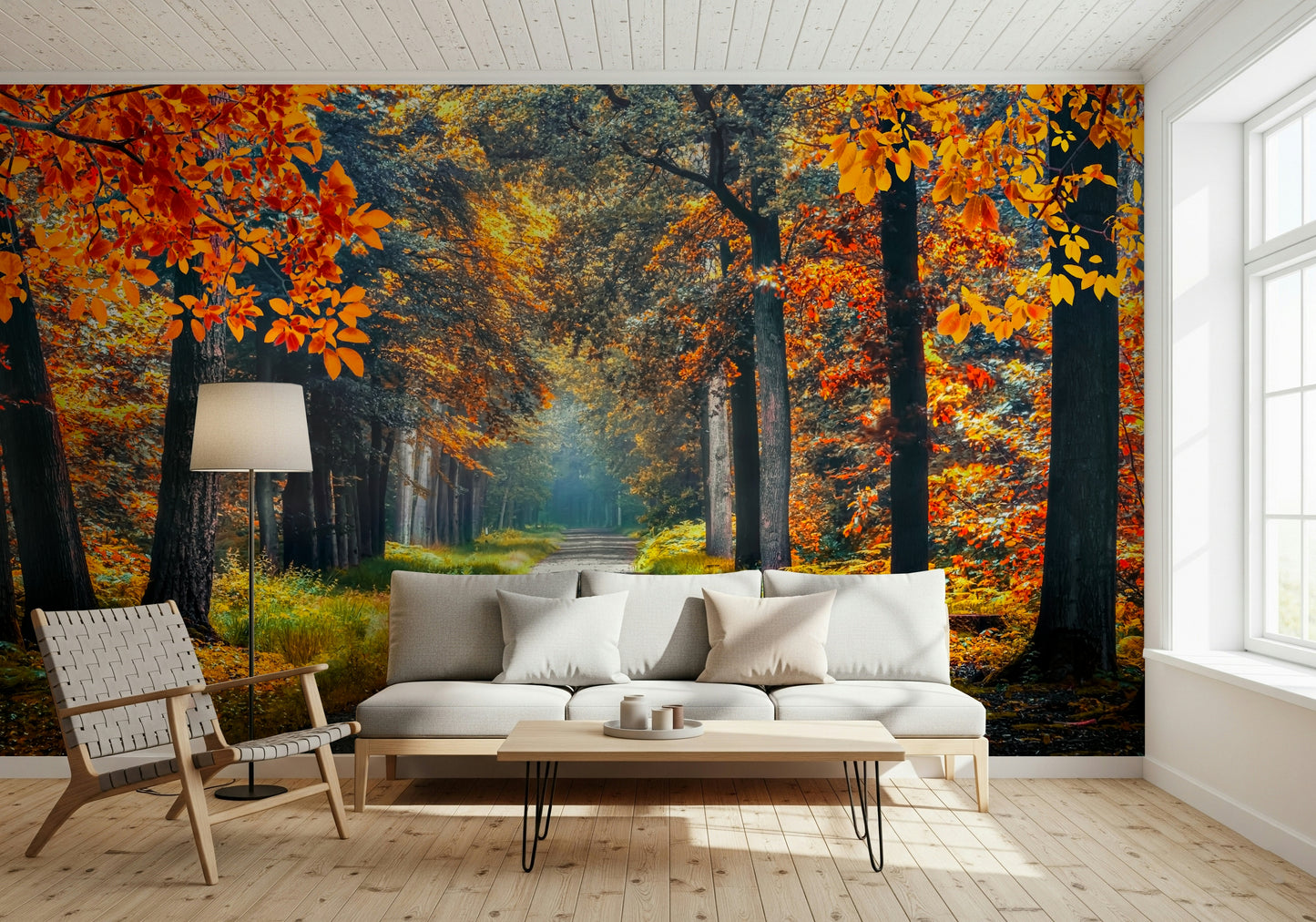 Wandbild „Herbstlicher Pfad“