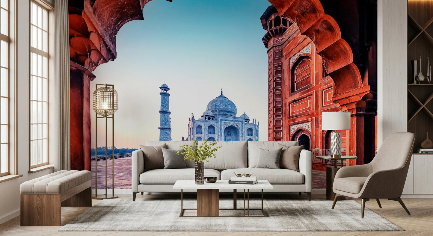 Taj Mahal Architecture Wall Mural